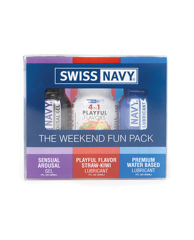 Swiss Navy Weekend Fun Pack of 3