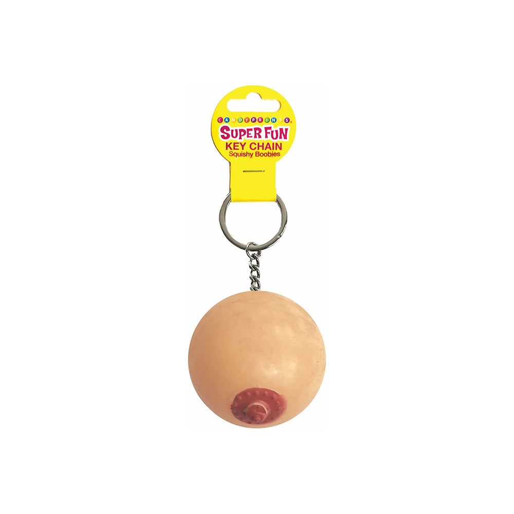 Super Fun Key Chain One Squishy Boob