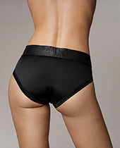 Shots Ouch Vibrating Strap On High-cut Brief