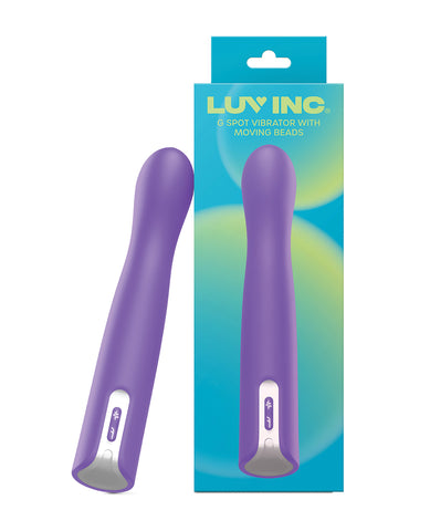 Luv Inc. G-Spot Vibrator w/Moving Beads