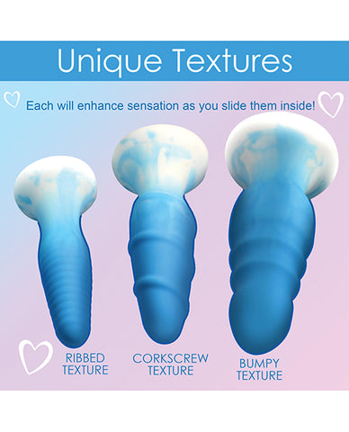 Curve Toys Simply Sweet Silicone Butt Plug Set