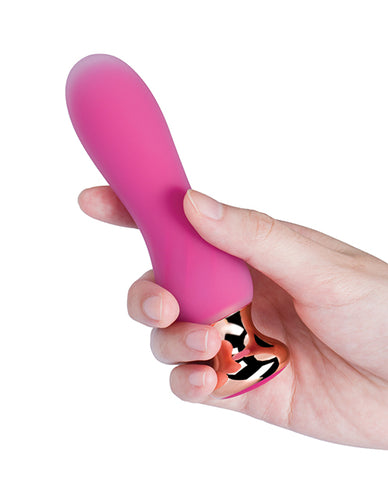 Pink Holic Curved Remote Vibrating Anal Plug