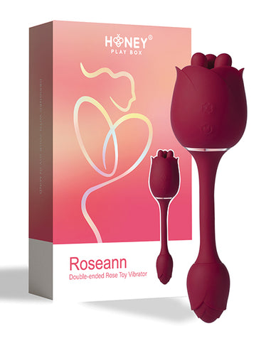 Roseann Double Ended Rose Toy Vibrator