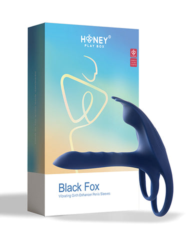 Black Fox Vibrating Girth Enhancer Penis Sleeve