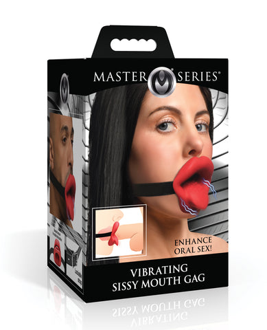 Master Series Vibrating Sissy Mouth Gag