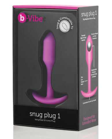 B-Vibe Weighted Snug Plug 1 (55g)