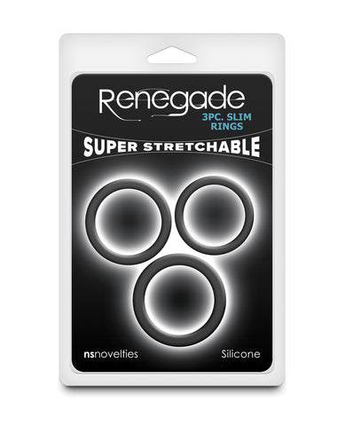 Renegade Slim Cock Rings - 3 Piece Set