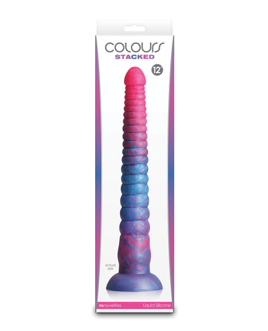 Colours Stacked 12" Dildo