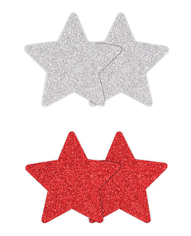 Pretty Pasties Glitter Stars - 2 Pair