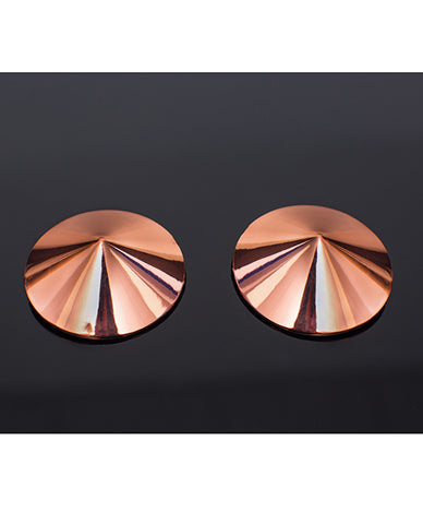 Pleasure Collection Metal Pasties Rose Gold O/s