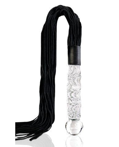 Icicles No. 38 Hand Blown Glass Handled Whip