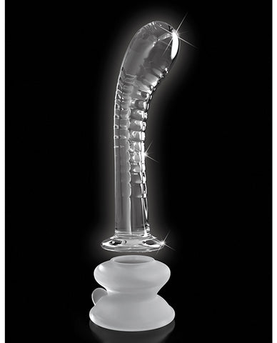 Icicles No. 88 Hand Blown Glass G-spot Massager W/suction Cup