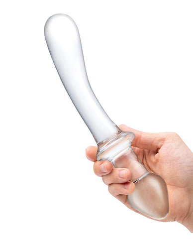 Glas 9" Classic Curved Dual Ended Dildo