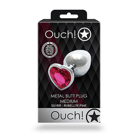 Shots Ouch! Heart Gem Butt Plug