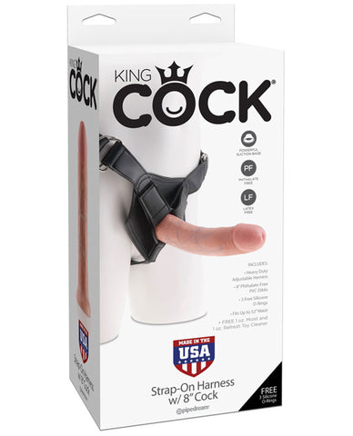 King Cock Strap-on Harness W/7" Cock