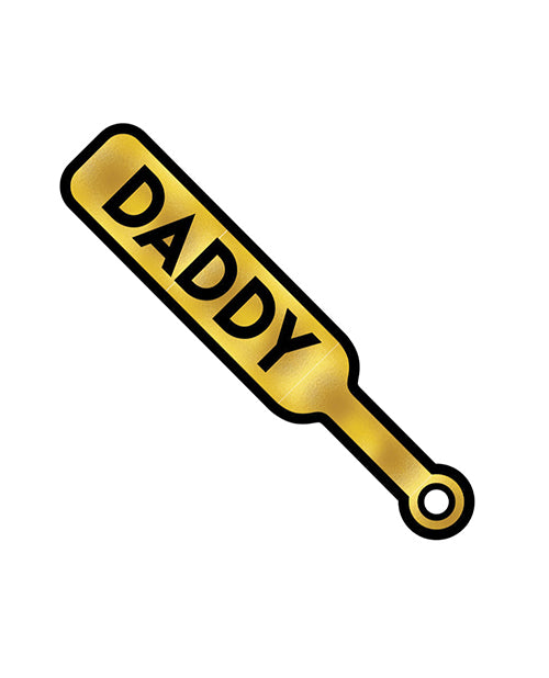 Wood Rocket Sex Toy Daddy Paddle Pin - Gold