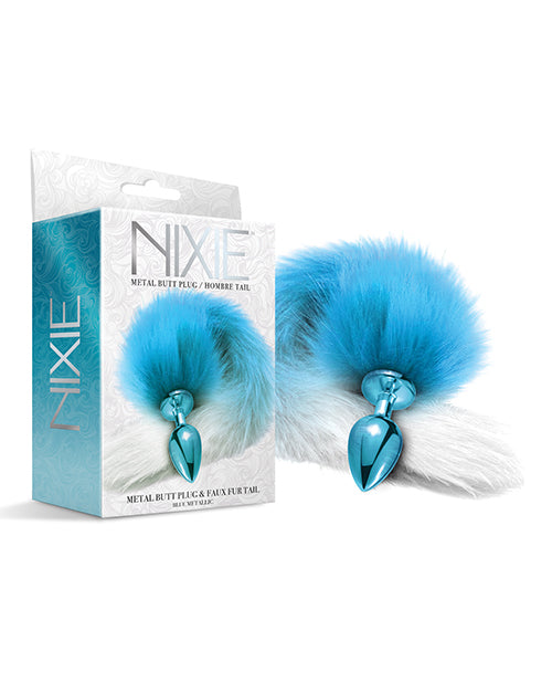 Nixie Metal Butt Plug W/faux Fur Tail