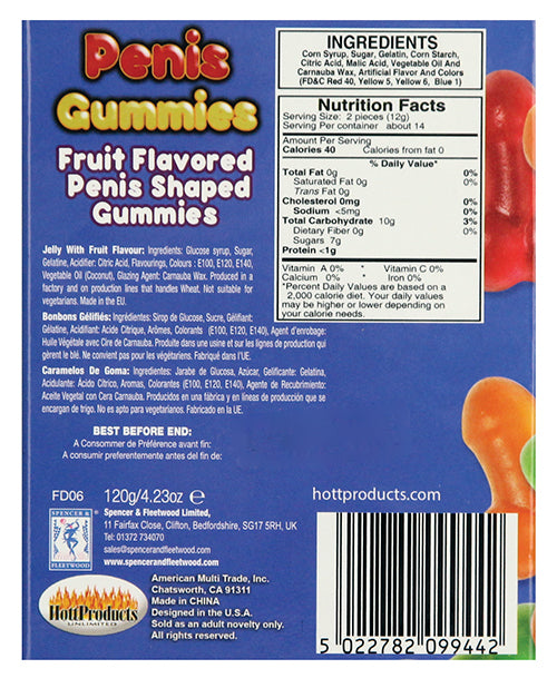 Penis Gummies Candy - 5.35 Oz.