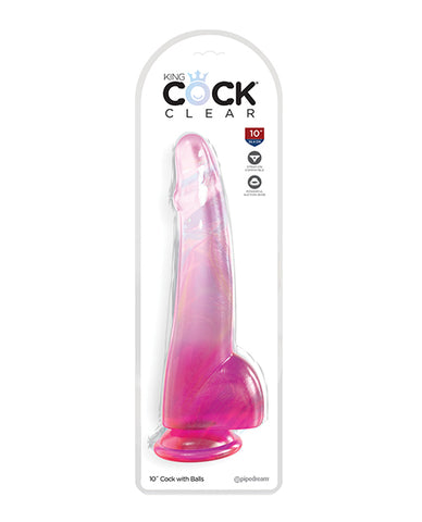 King Cock Clear Cock W/balls