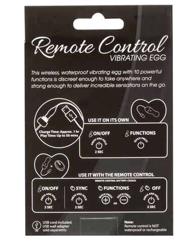 Powerbullet Remote Control Vibrating Egg