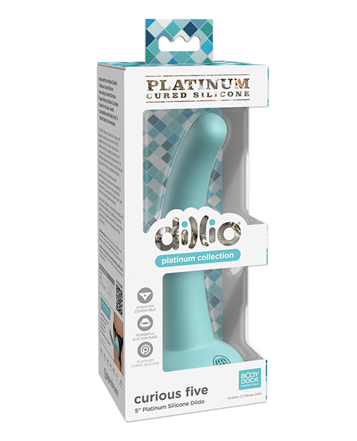 Dillio Platinum 5" Curious Five Silicone Dildo