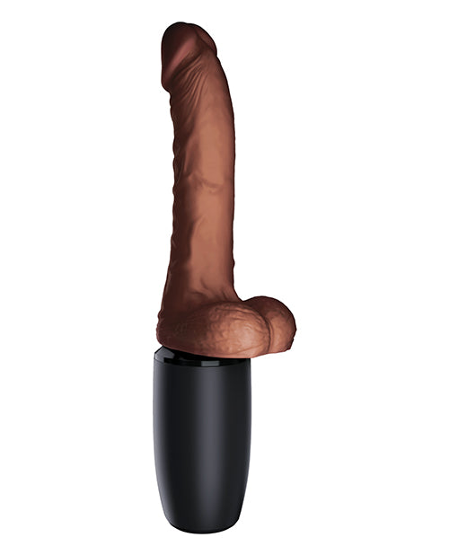 King Cock Plus Thrusting, Warming & Vibrating  7.5" Triple Threat Dong