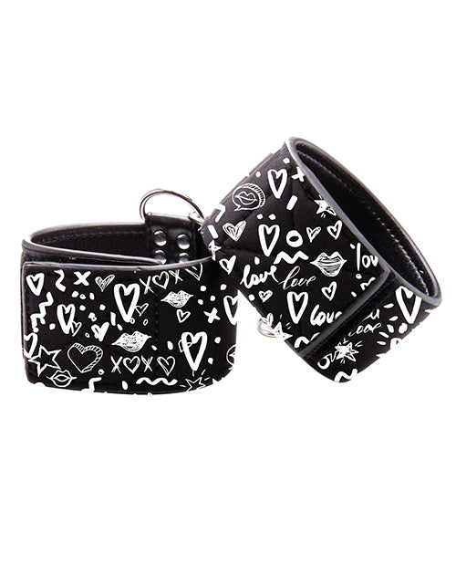 Shots Ouch Love Street Art Fashion Printed Ankle Cuffs