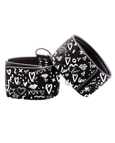 Shots Ouch Love Street Art Fashion Printed Ankle Cuffs