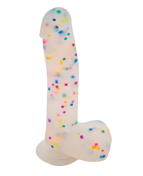 Get Lucky 8.5" Real Skin Confetti Cock