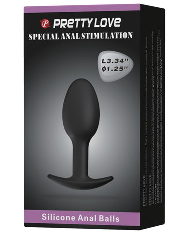 Pretty Love Silicone Anal Plug W/ball