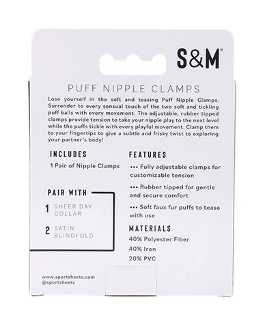 Sex & Mischief Puff Nipple Clamps