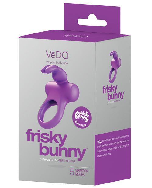 Vedo Frisky Bunny Rechargeable Vibrating Ring Enchantasys Vedo Frisky Bunny Rechargeable Vibrating Ring Enchantasys