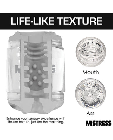 Curve Toys Mistress Double Shot Ass & Mouth Mini Masturbator