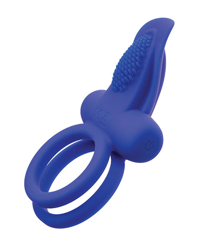 Couples Enhancers Silicone Rechargeable Dual Pleaser Enhancer