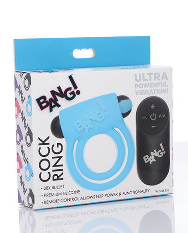 Bang! Vibrating Cock Ring & Bullet W/remote Control