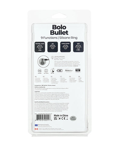 Bolo Bullet Vibrating Adjustable Cock Tie