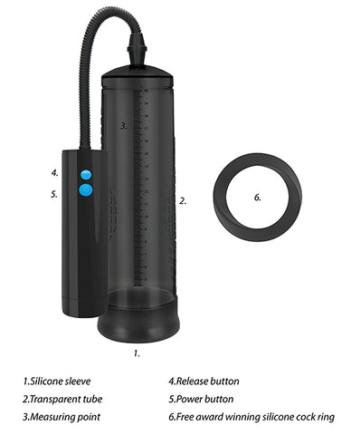 Shots Pumped Rechargeable Extreme Power Pump W/free Silicone Cock Ring