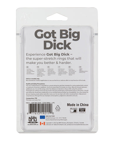Got Big Dick 2 Pack Cock Rings