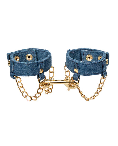 Ride 'em Premium Denim Collection Wrist Cuffs