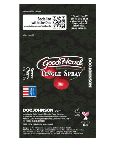 Good Head Flavored Tingle Spray