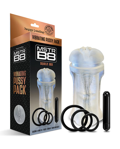 Mstr B8 Squeeze Vibrating Pussy Pack