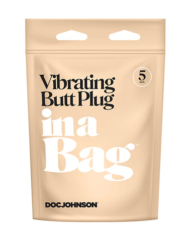 In A Bag 5" Vibrating Butt Plug