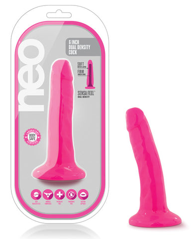 Blush Neo Dual Density 6" Cock