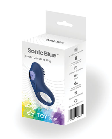 ToyBox Sonic Blue Vibrating Cock Ring