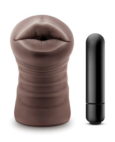 Blush EnLust Mouth Stroker w/Vibrating Bullet - Krystal