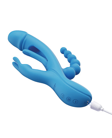 Trilux Kinky Finger Rabbit Vibrator With Anal Beads