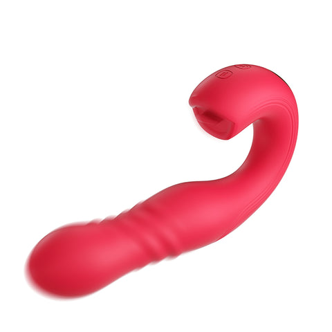 Honey Play Box Joi Thrust 2 App-Controlled Thrusting Vibrator & Clit Licker