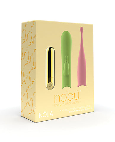 Nobu Nola Interchangeable Bullet Set - 3 Piece Set