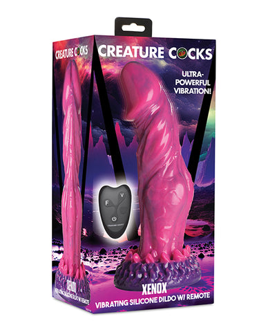 Creature Cocks Xenox Vibrating Silicone Dildo w/Remote