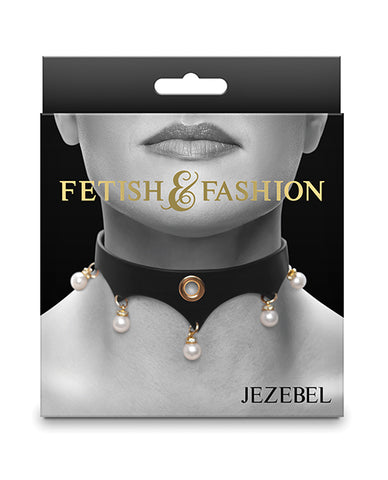 Fetish & Fashion Jezebel Collar - Black